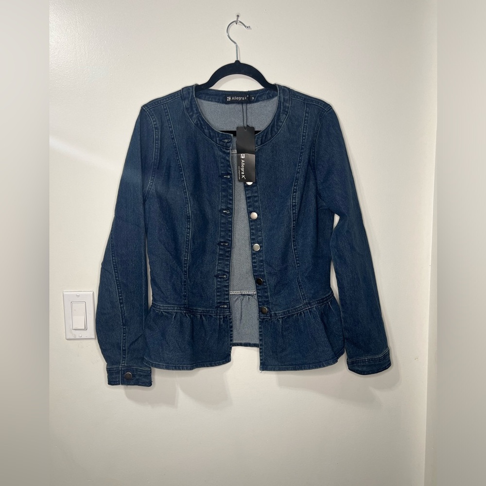 NWT Allegra Jean Jacket